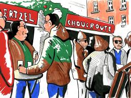 Au marché de noël de Grenoble